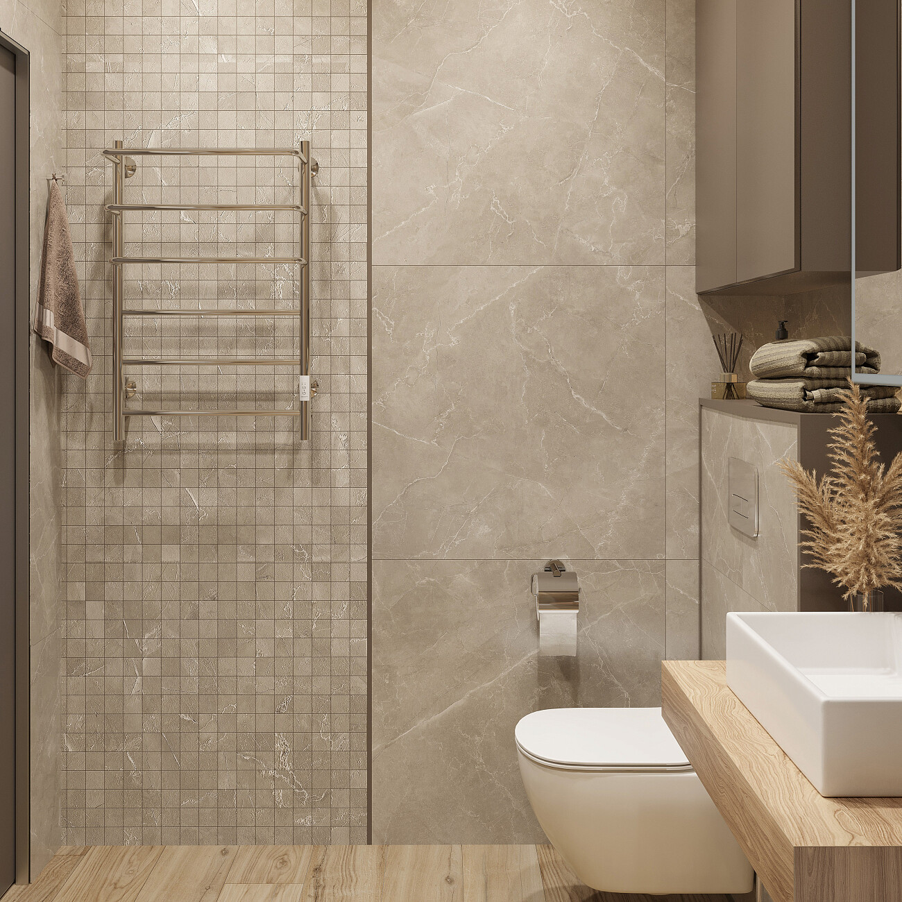 Полотенцесушитель электрический 80х50 см хром Ewrika "Сафо П" - изображение 4