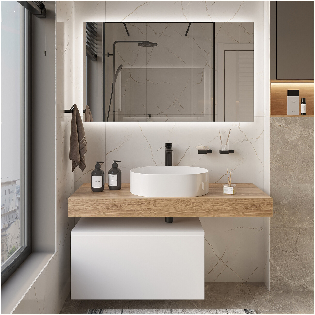 Раковина-чаша 37х50 см белая Stworki "Берген" S21412WH - изображение 6