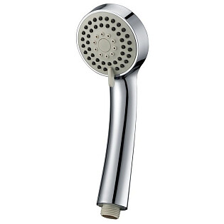 Лейка для ручного душа круглая 8 см серая, хром D&K DC1100801