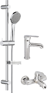 Душевой комплект рычажное управление с аэратором хром Stworki HFDB91000 MG-ZRV103 MG-ZRV100