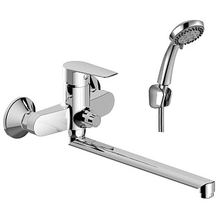 Смеситель для ванны универсальный хром Rossinka S35-35