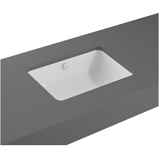 Раковина встраиваемая фарфоровая прямоугольная 37х55 см белая VitrA S20 7475B003-0618