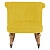 Кресло с мягкими подлокотниками желтое Amelie French