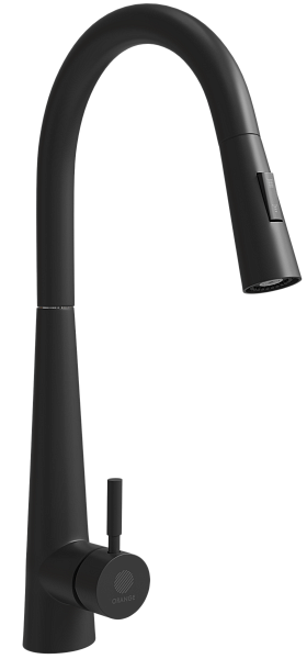 Смеситель для кухни однорычажный черный Domaci "Равенна" D99-007b - изображение 1