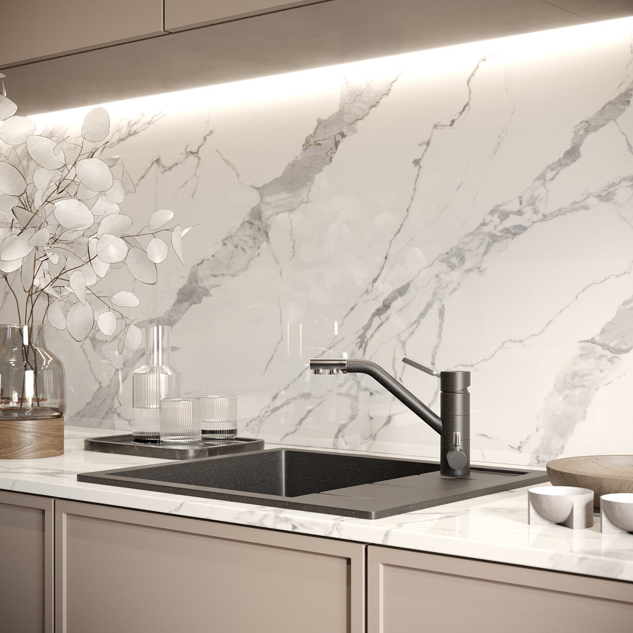 Смеситель для кухни однорычажный с изливом для фильтрованной воды морион Domaci "Солерно" DC-3008 - изображение 3