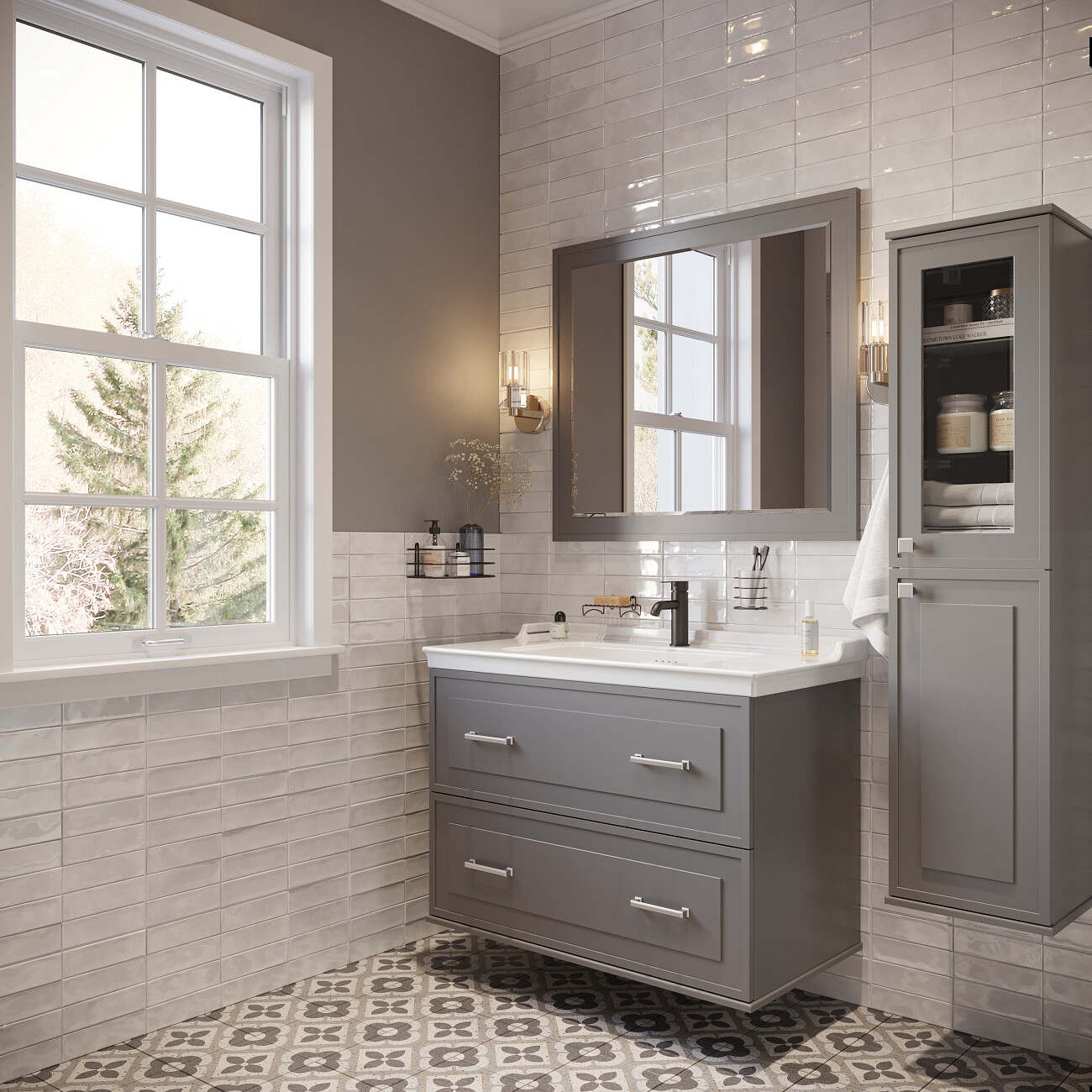 Раковина мебельная фарфоровая 100 см белая Stworki Valarte - изображение 10