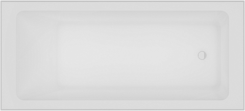 Ванна акриловая прямоугольная 70х160 см белая Artemis Ceres 1011260020102810