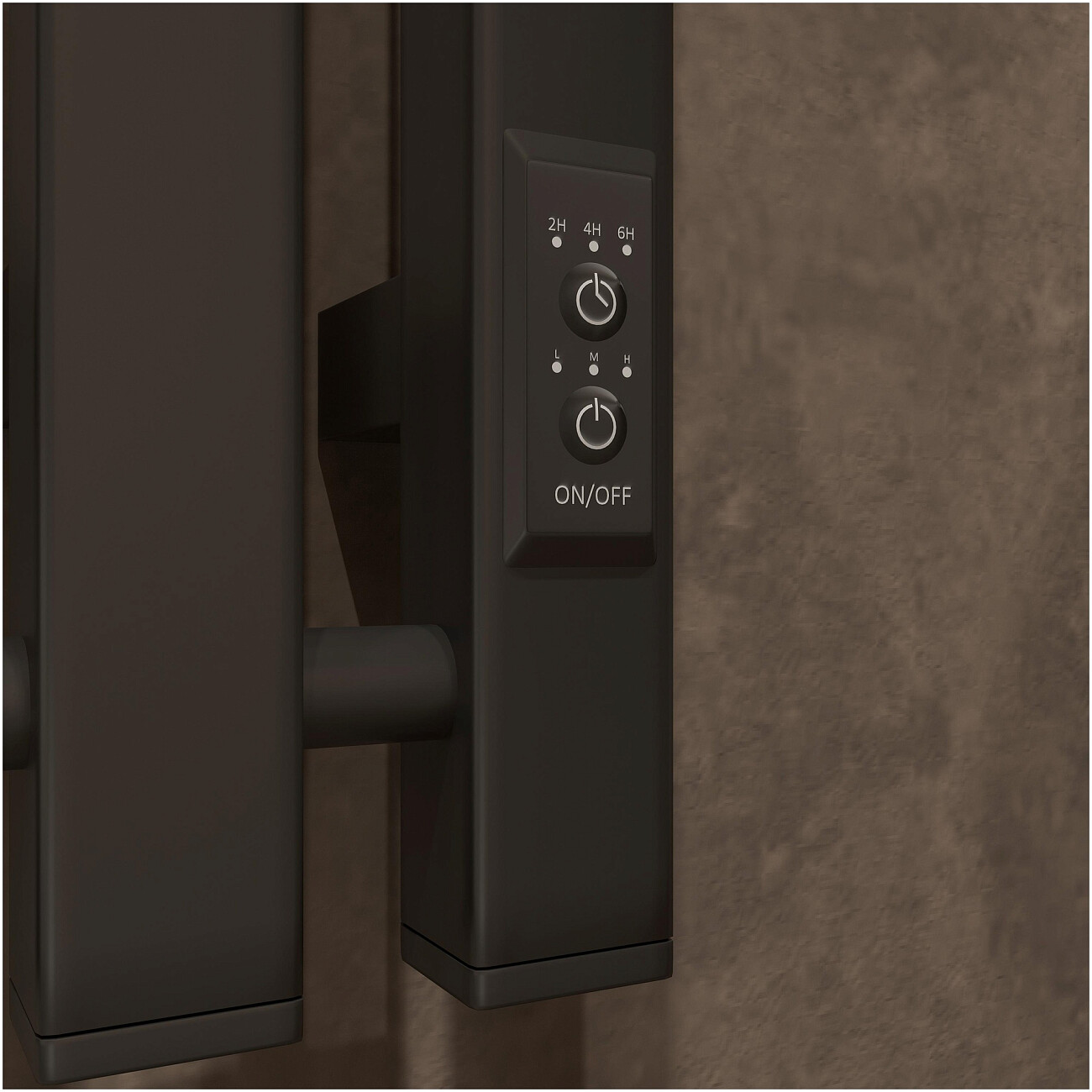 Полотенцесушитель электрический 120х15 см черный Ewrika "Пенелопа" P3 4657812417739 - изображение 7