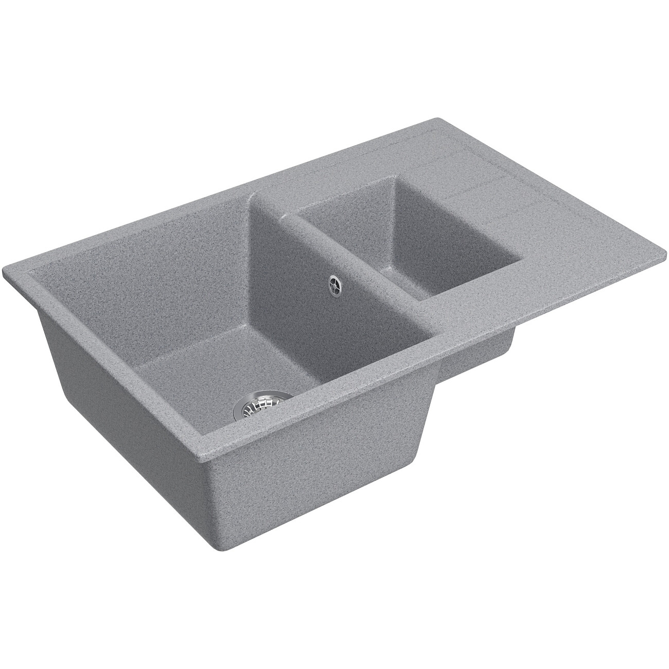 Мойка кухонная серая Domaci "Болонья" М-210-005 - изображение 9