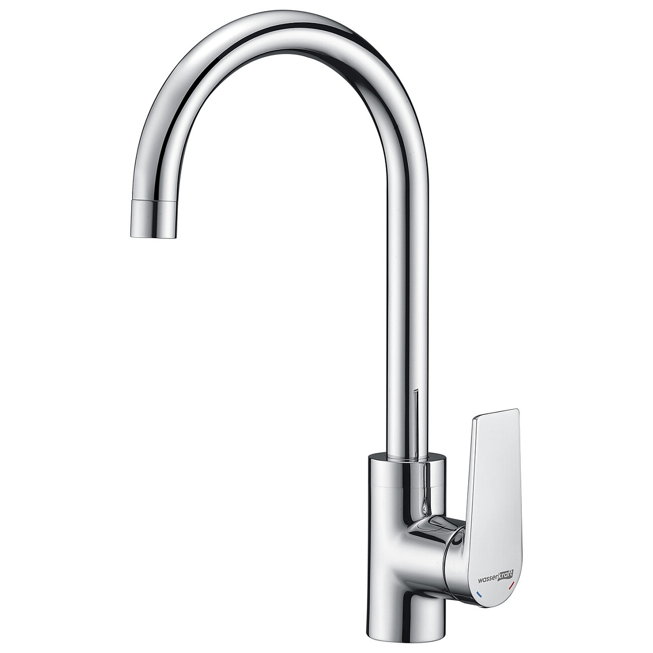 Смеситель для кухни из латуни хром Wasserkraft 3207 - изображение 3