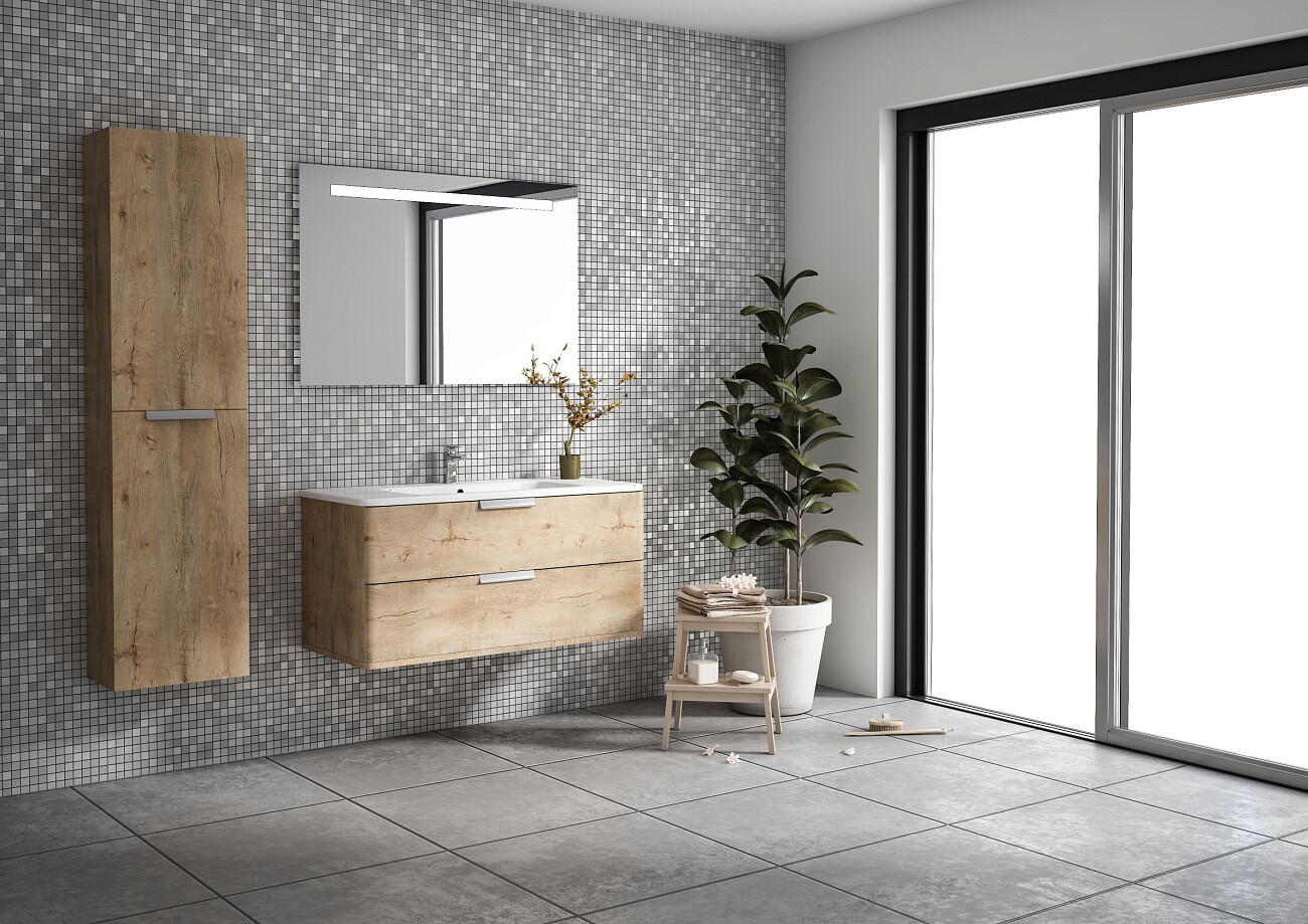 Раковина мебельная фаянсовая 105 см белая Stworki 12105-KL - изображение 6