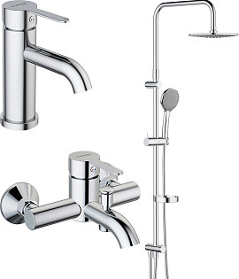 Душевой комплект хром Stworki &quot;Стокгольм&quot; HFSG97000, HFSG10000, HFSG02100, HFSG02100