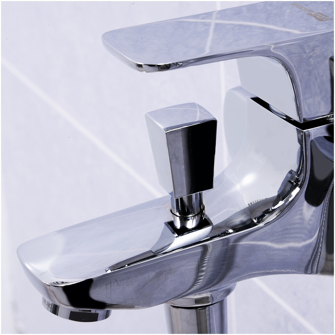 Душевой комплект с лейкой и коротким изливом хром Wasserkraft Salm 2701 - изображение 8