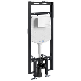 Система инсталляции для унитазов с кнопкой белой Dinkel 58TLT.010.ME.WH04