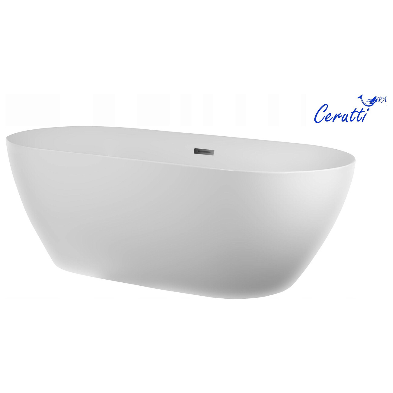 Ванна акриловая 160х75 см отдельностоящая белая d'ISEO160 Ceruttispa CT9903 - изображение 4