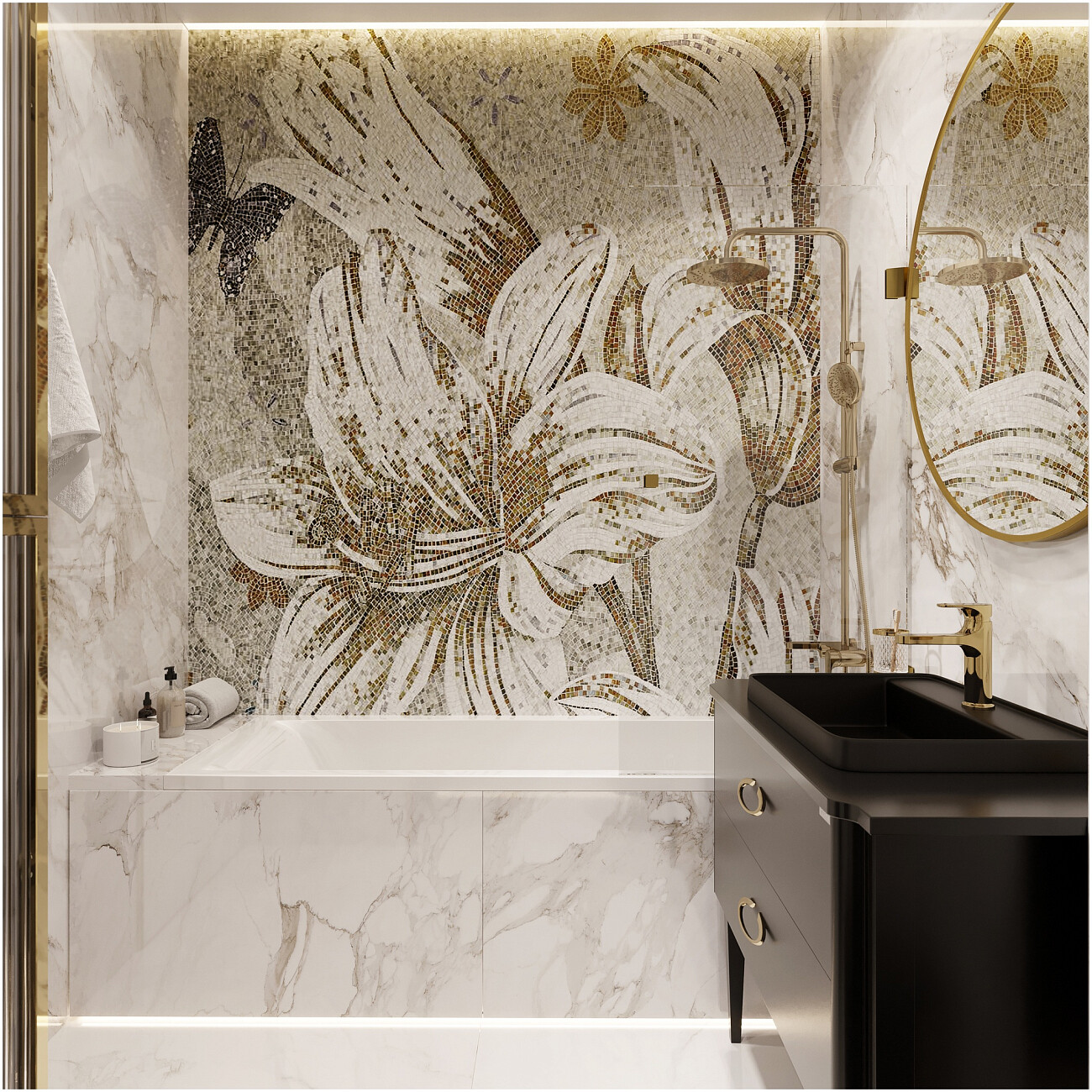 Ванна из искусственного камня 70х180 см с ножками белая Stworki "Ольборг" ФР-00014089, ФР-00014106 - изображение 6