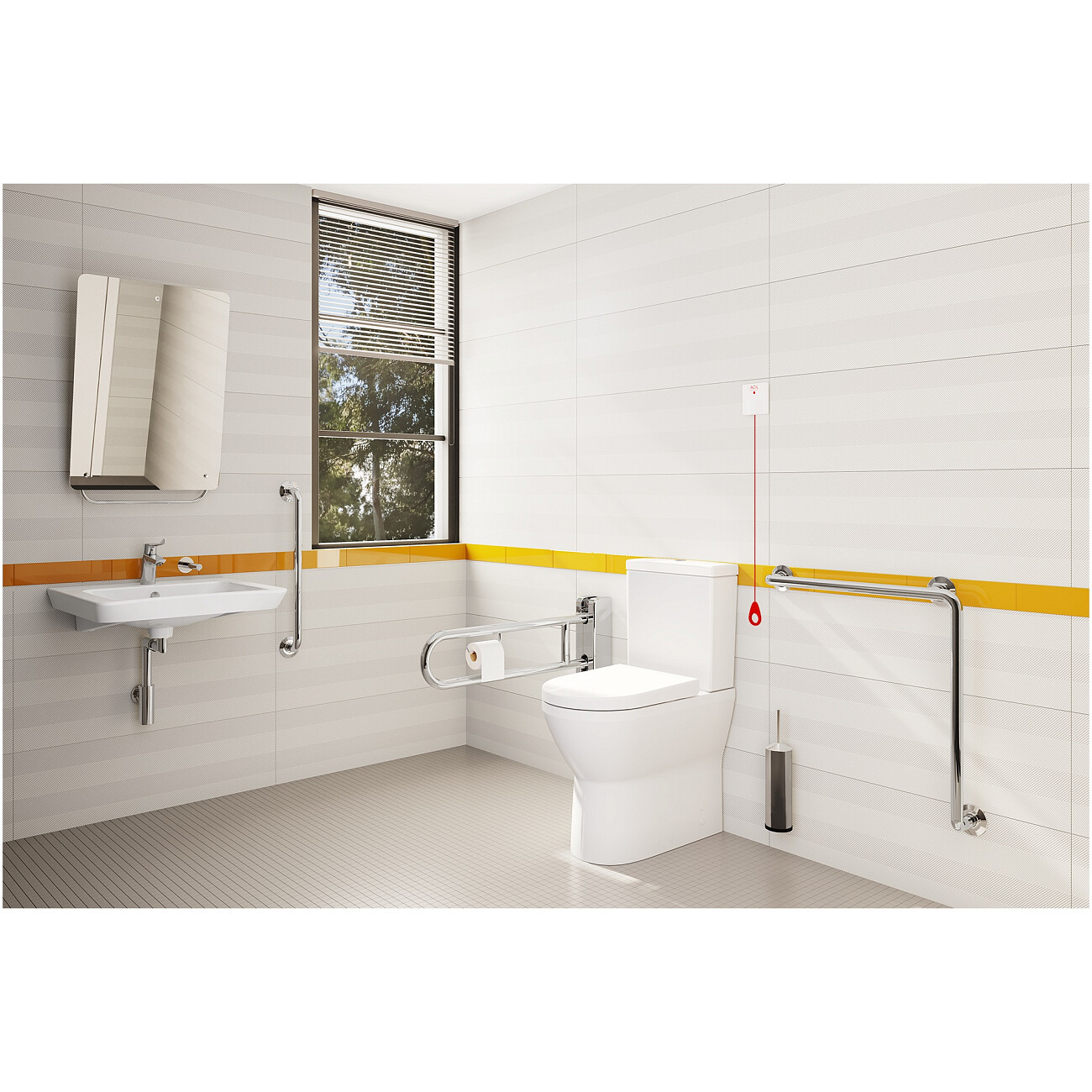 Смеситель для раковины локтевое управление хром Vitra AquaMed Solid S A42484EXP - изображение 2