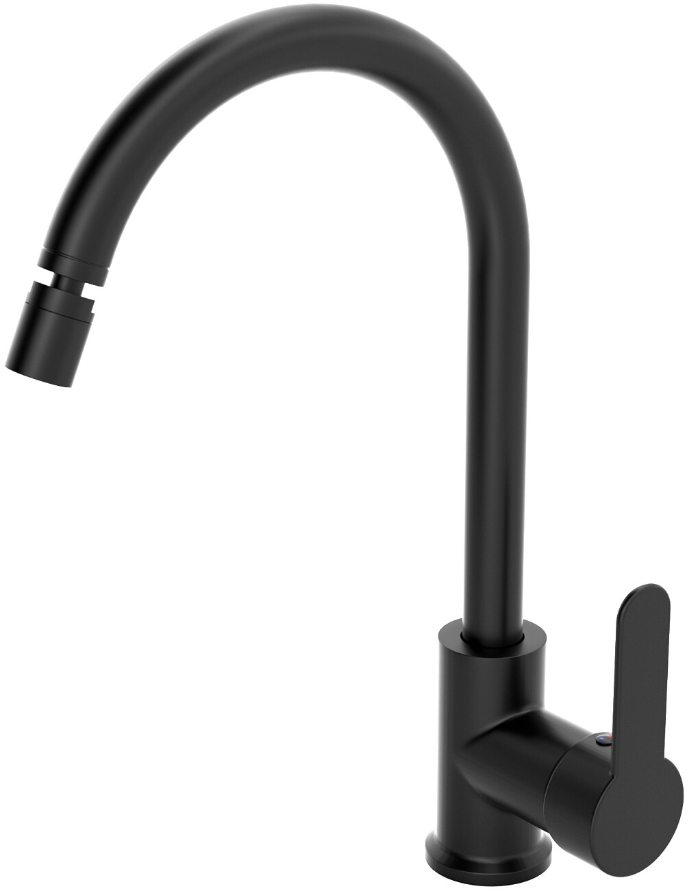 Смеситель для кухни черный Mega City MG-ZRV102-b - изображение 9