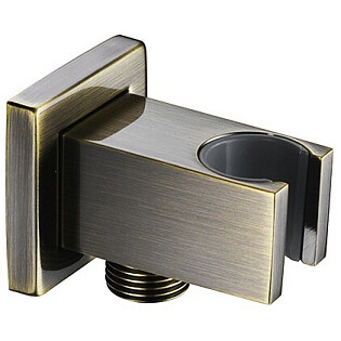 Шланговое подключение с держателем душа бронзовое Wasserkraft A109