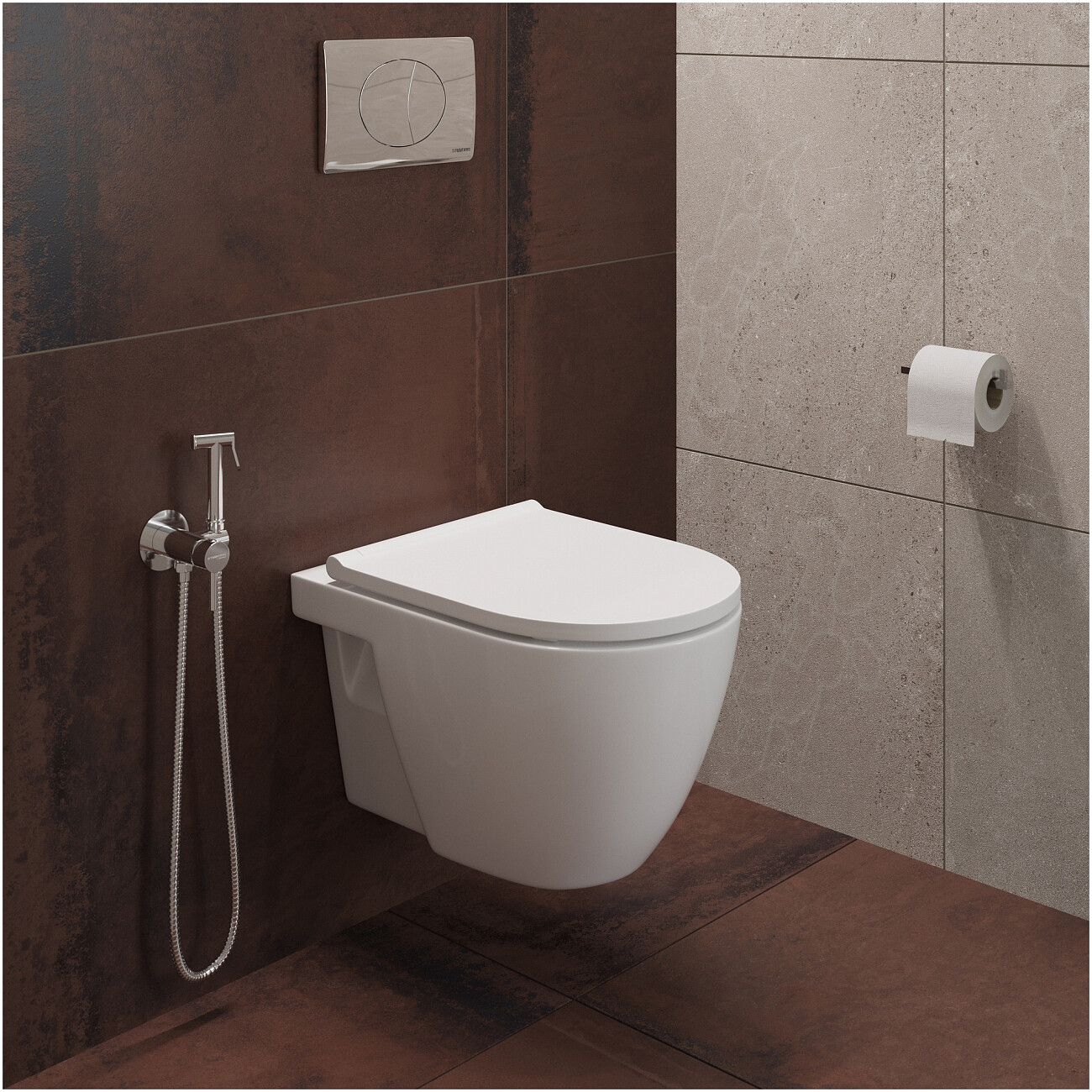 Унитаз подвесной с микролифтом белый Diwo "Углич" 0710 - изображение 8