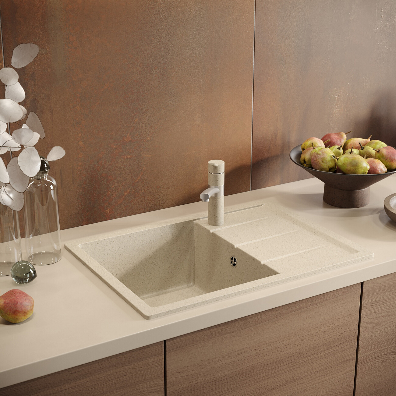 Смеситель для кухни однорычажный берилл Domaci "Солерно" DC-3011 - изображение 2