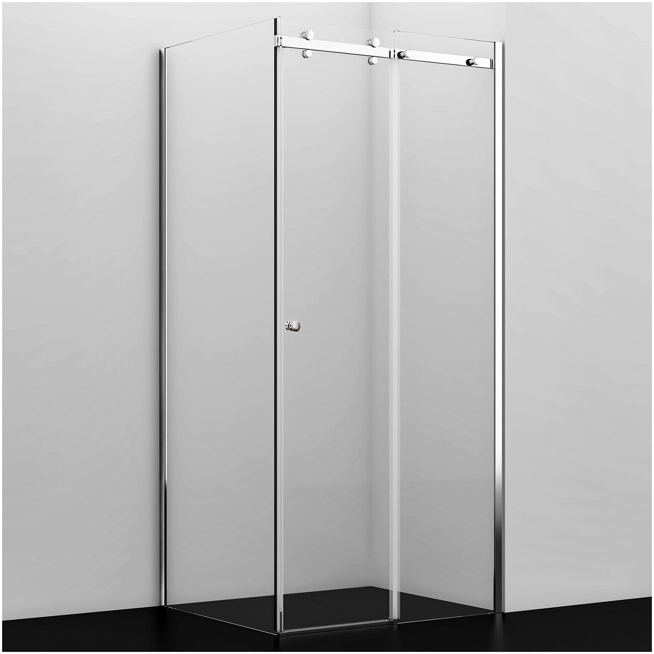 Душевой уголок квадратный 100х100 см хром Wasserkraft Vils 56R19 - изображение 2