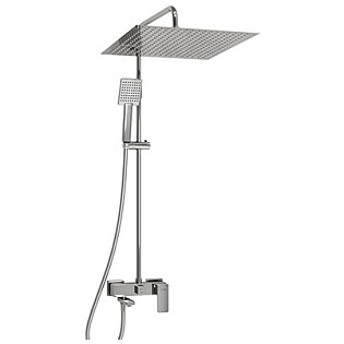 Душевая система со смесителем из латуни хром Wasserkraft A177.119.141.087.CH