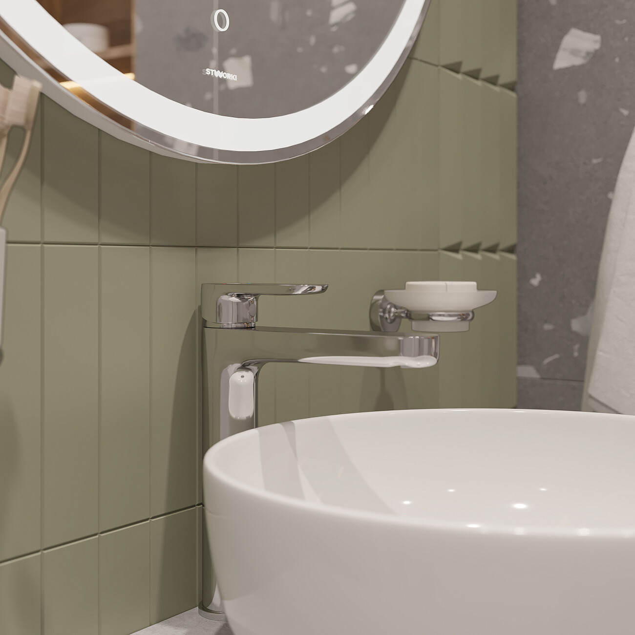 Смеситель для раковины однорычажный хром Stworki "Ноттвиль" NO-02cr - изображение 6