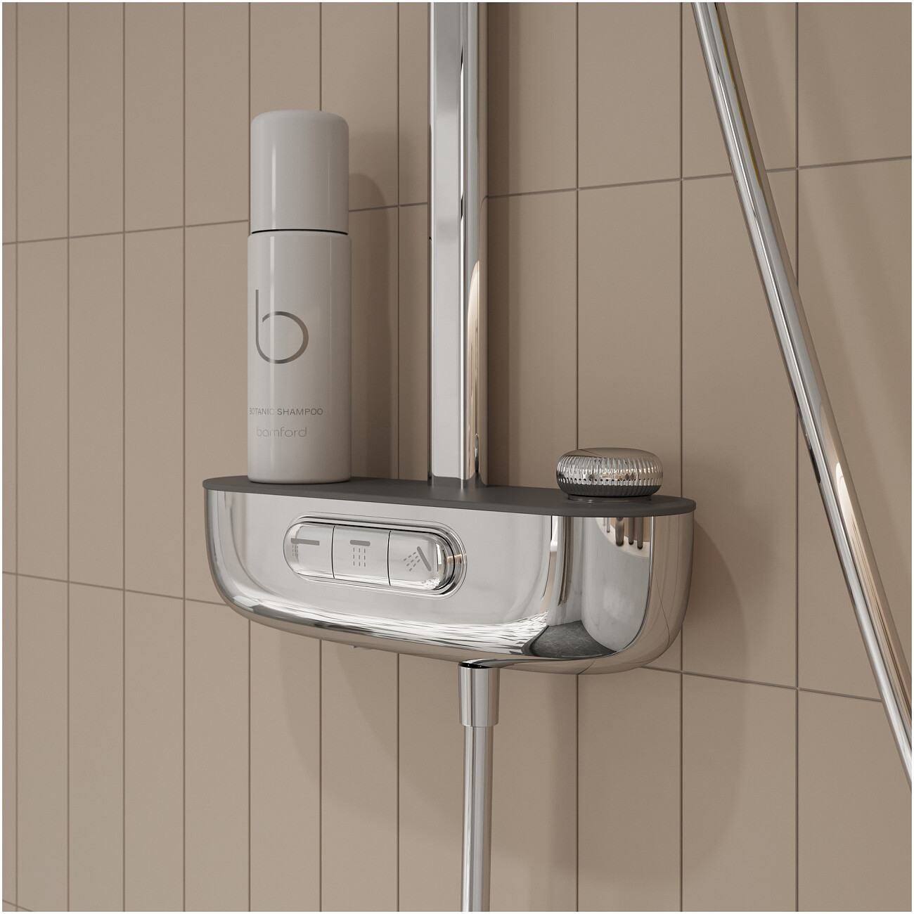 Душевая стойка с верхним душем хром Stworki "Гётеборг" S03170CR - изображение 10