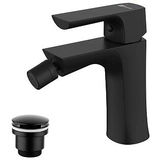 Смеситель для биде черный Lemark Ursus LM7208BL