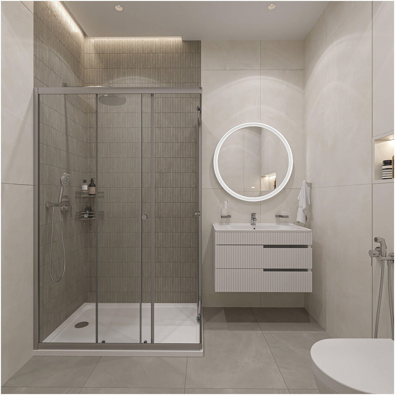 Поддон для душа с сифоном и ножками 90х90 см белый Artemis 625736 - изображение 6