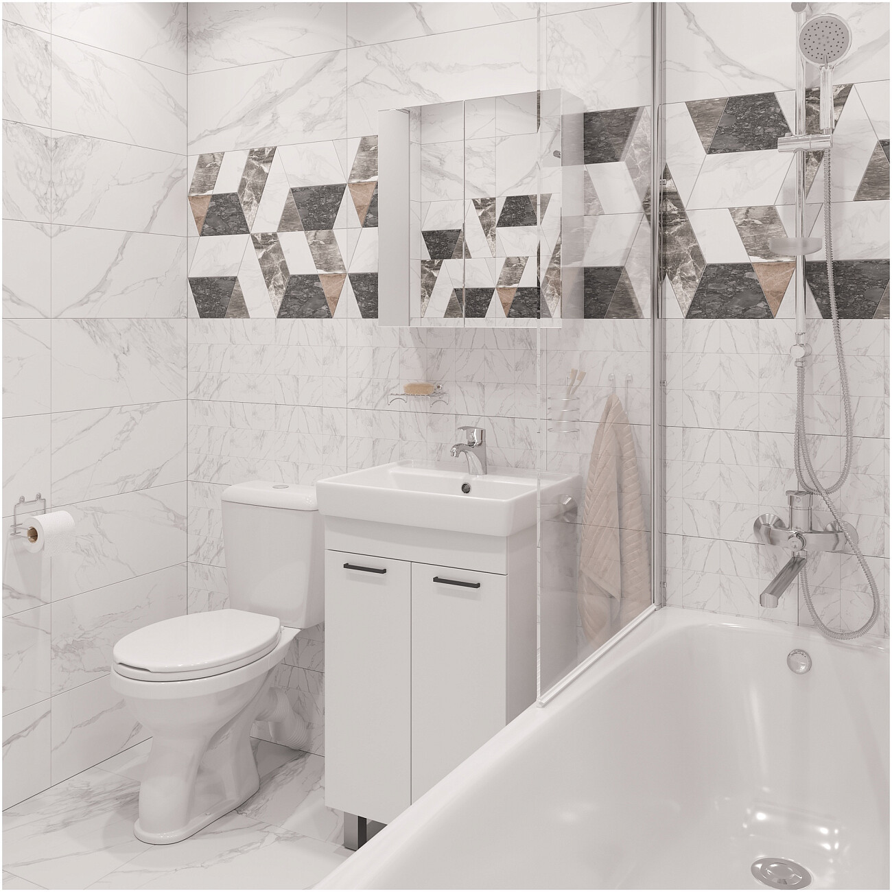 Ванна акриловая 170x70 см белая Diwo "Анапа" Щ0000055220, Щ0000048583 - изображение 11