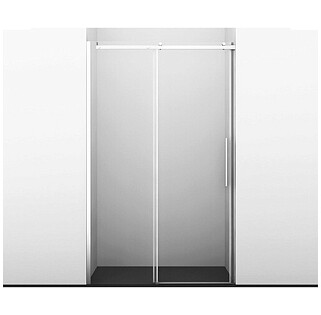 Душевая дверь раздвижная 130х200 см прозрачная, хром Wasserkraft Dinkel 58R30
