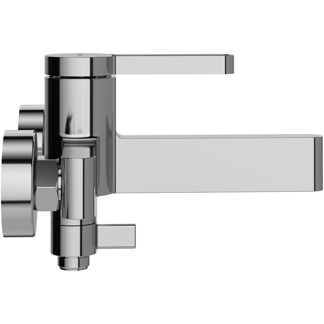 Смеситель для ванны с душем настенный хром Stworki "Лександ" S09100CR - изображение 7