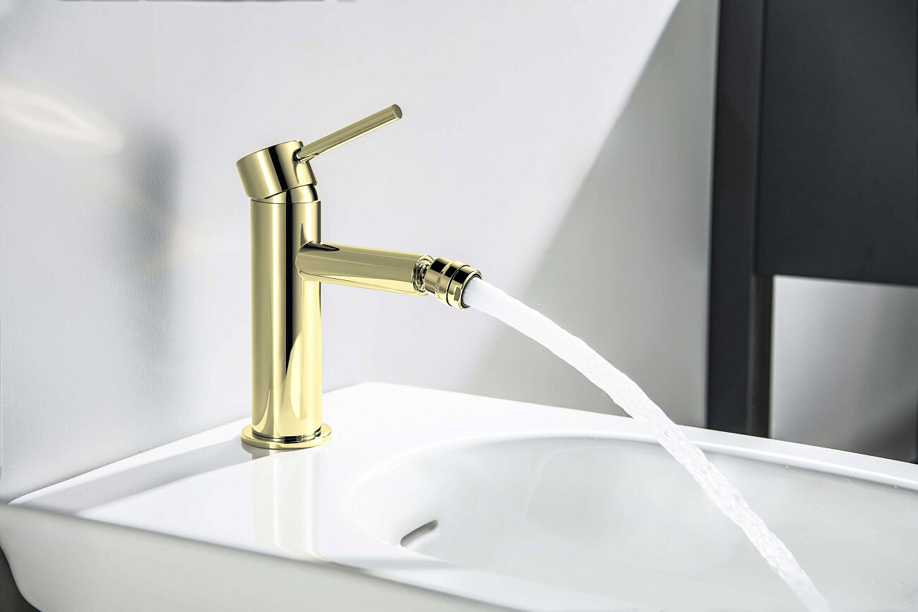 Смеситель для биде золотой Aquatek "Европа" AQ1318BG - изображение 5