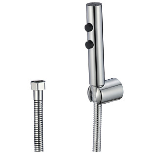 Гигиенический душ с держателем и шлангом хром D-Lin D61039