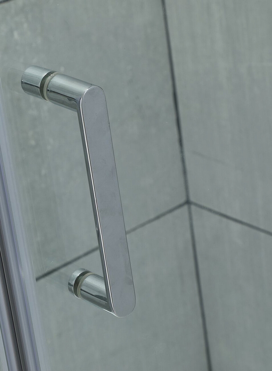 Душевой уголок прямоугольный 130х90 см хром Diwo "Смоленск" - изображение 2