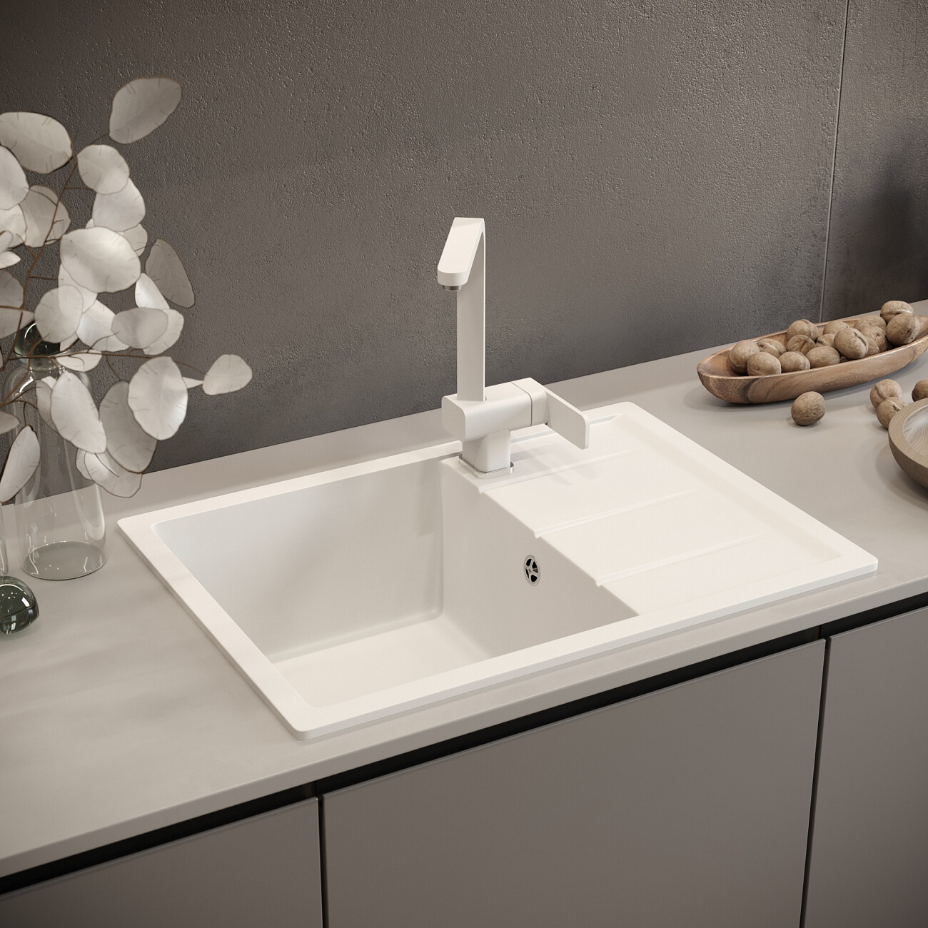 Смеситель для кухни однорычажный агат Domaci "Солерно" DC-3014 - изображение 4