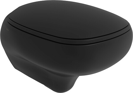 Унитаз подвесной с микролифтом матовый черный Bocchi Fenice A0327-004, 1166-004-0129