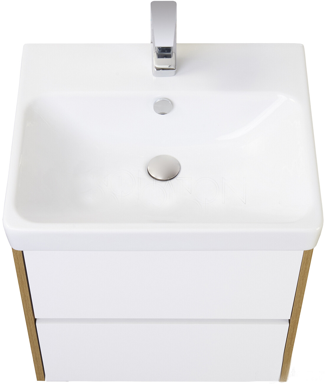 Раковина мебельная фарфоровая 70 см белая Stworki "Адриана" - изображение 6