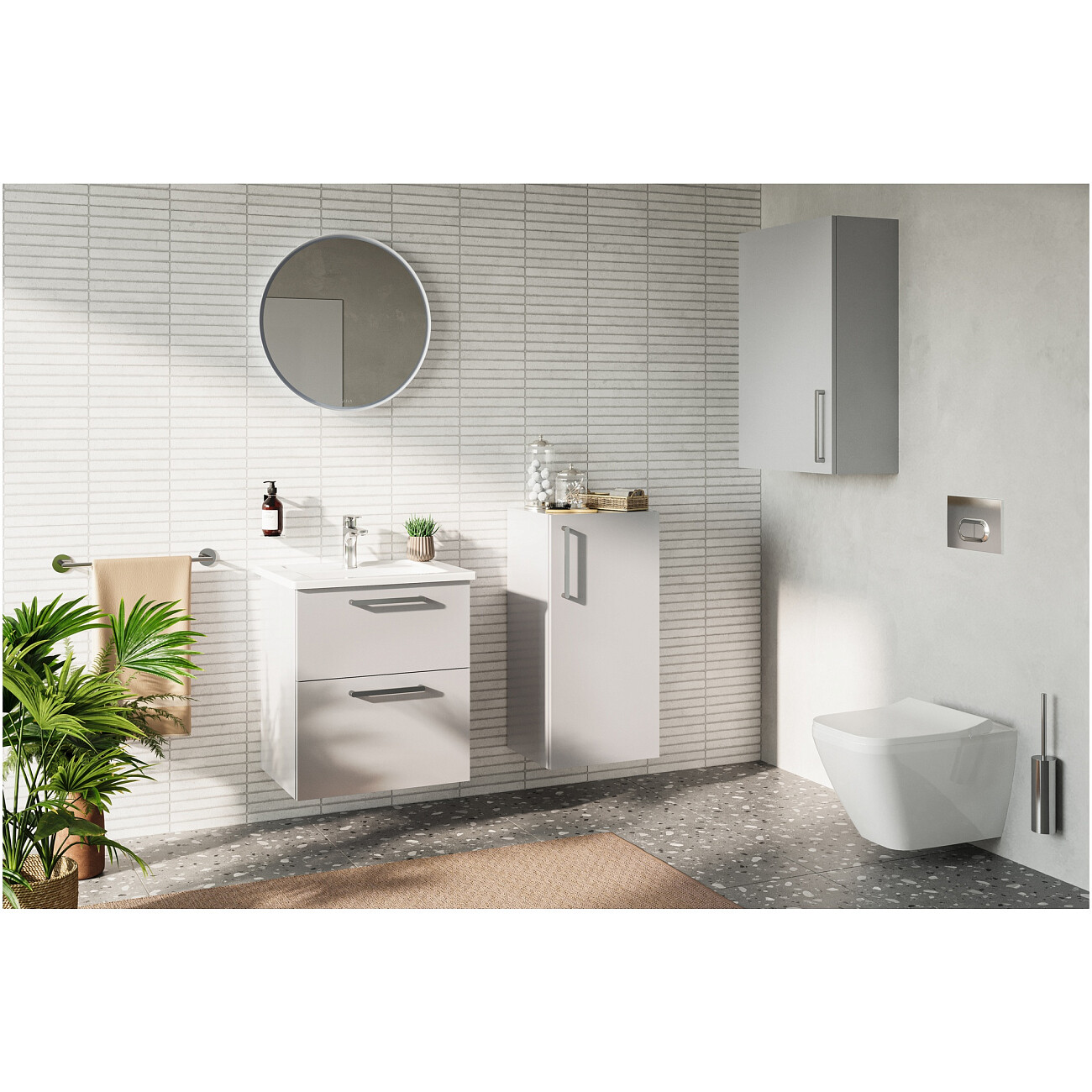 Кнопка смыва металлическая нержавеющая сталь Vitra Loop O 740-0940 - изображение 3