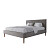 Кровать двуспальная 160х200 серая Vittoriya