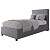 Кровать односпальная 90х200 серая Р Shining Modern