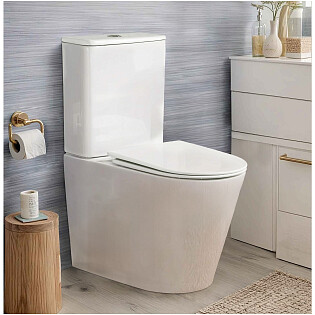 Унитаз напольный безободковый белый Cerutti SPA Piera Tornado CT10560