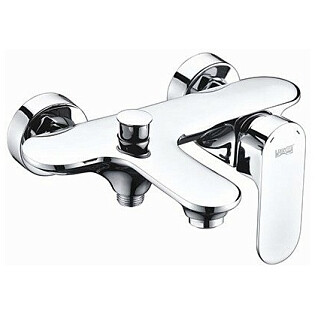 Смеситель для ванны с коротким изливом хром Wasserkraft Dinkel 5801