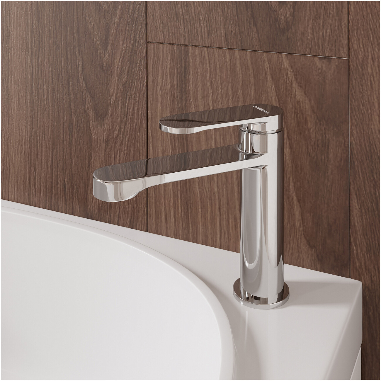 Смеситель для раковины однорычажный хром Stworki "Ноттвиль" S34010CR - изображение 8