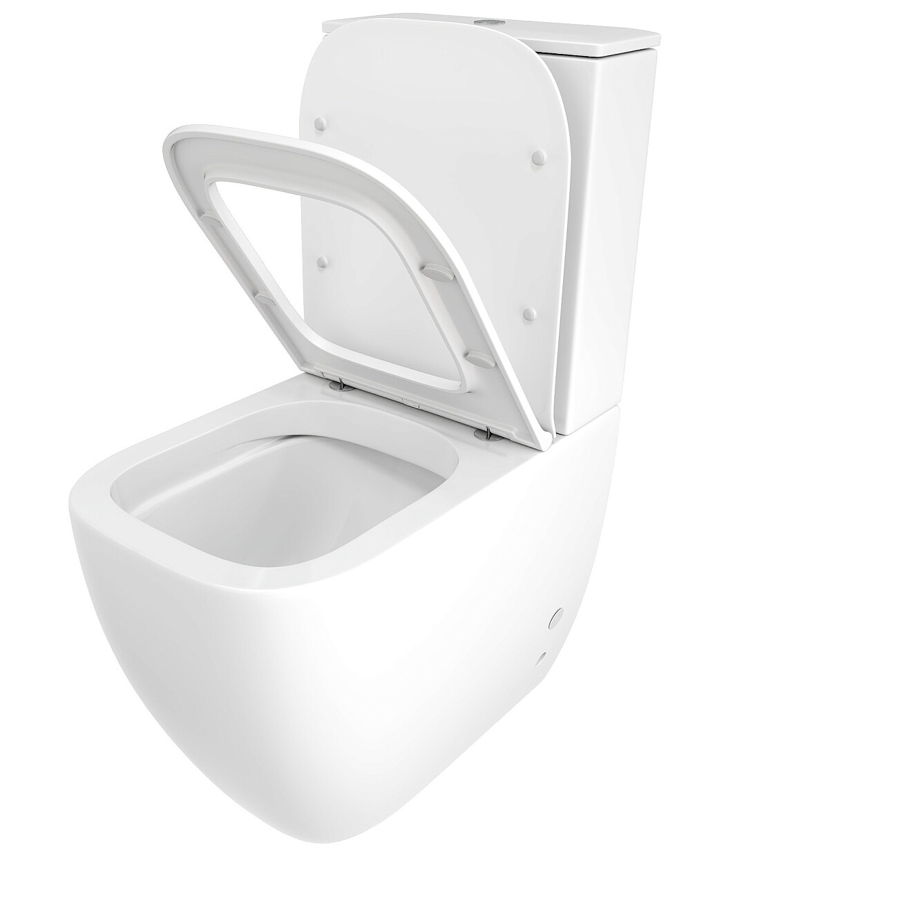 Унитаз напольный безободковый белый Cerutti SPA Chika CT8708 - изображение 12