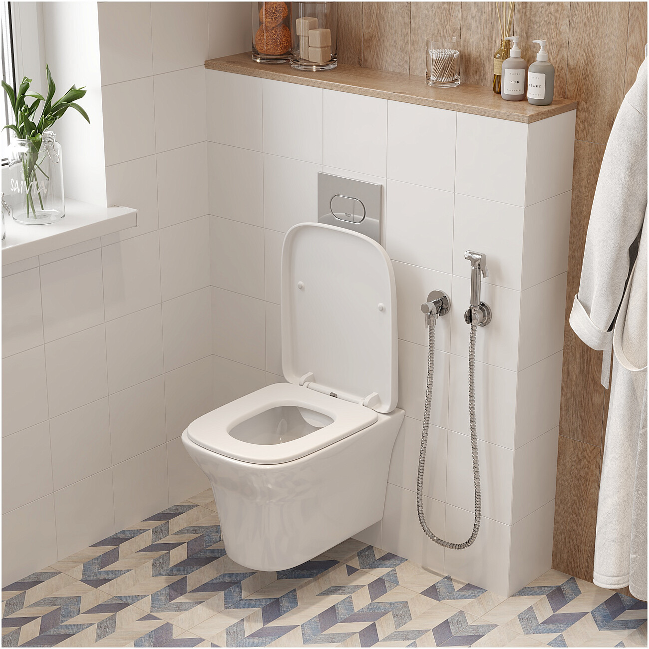 Унитаз подвесной безободковый белый Cerutti SPA Ami Aria CT8780 - изображение 8