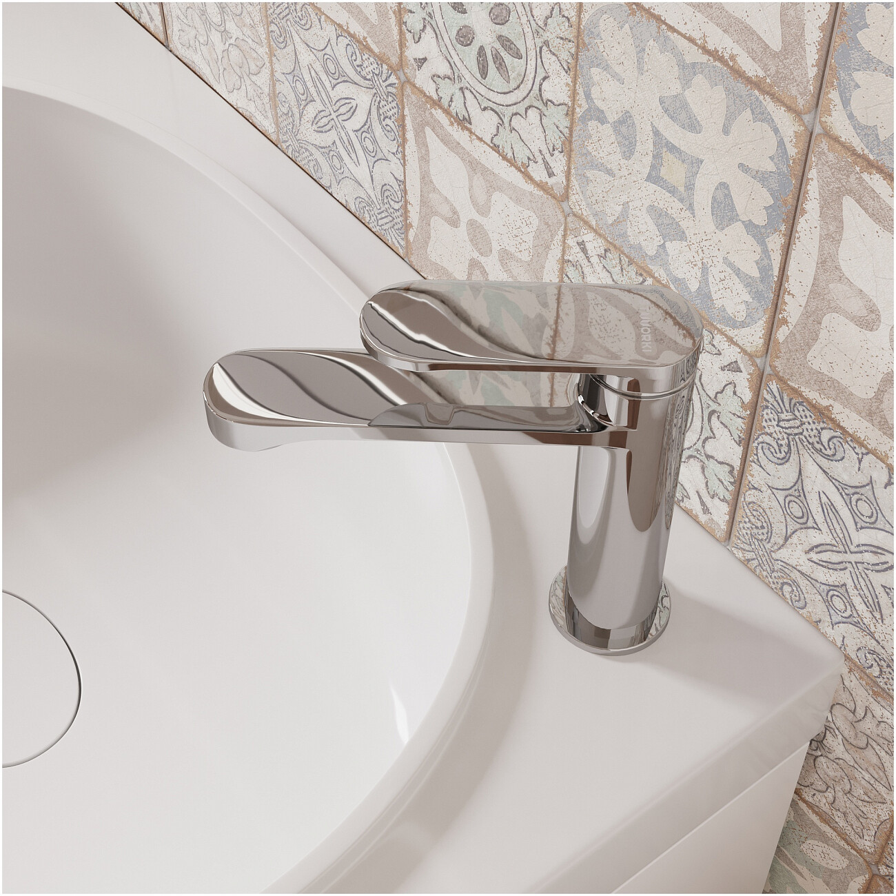 Смеситель для раковины однорычажный хром Stworki "Ноттвиль" S34010CR - изображение 6