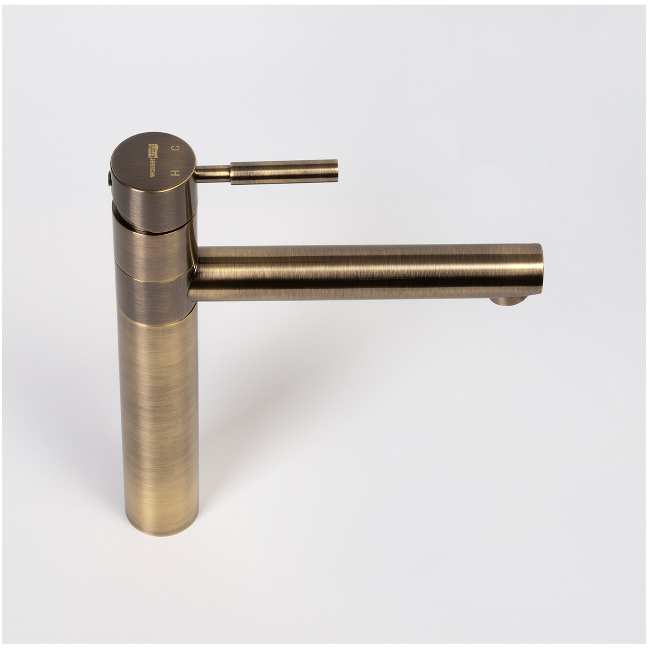 Смеситель для кухни из латуни светлая бронза Wasserkraft A8137 - изображение 6